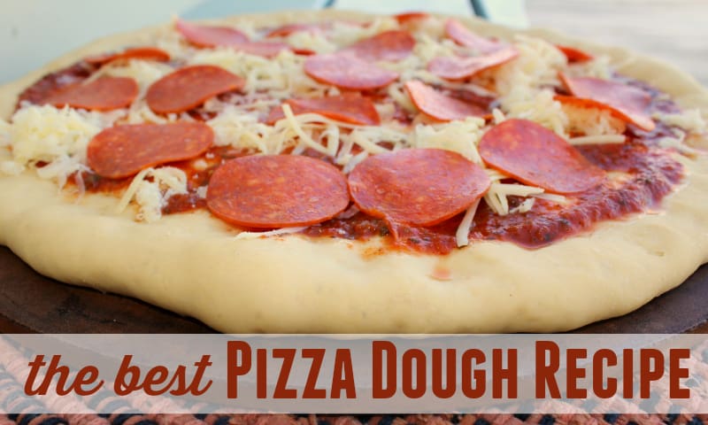 the best homemade pizza dough recipe!