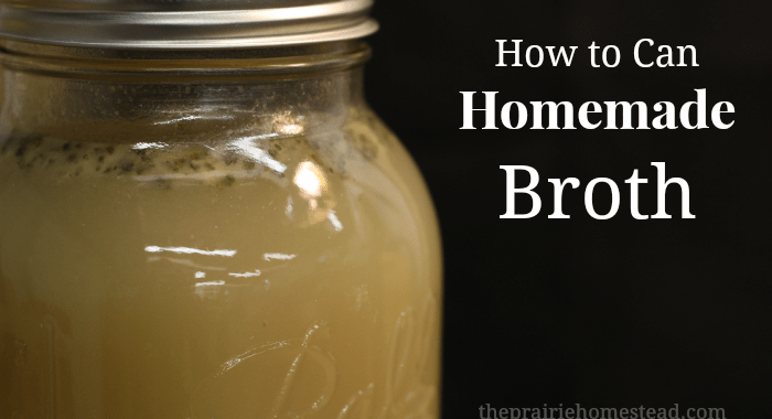 how to can broth
