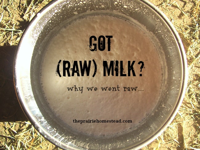 why raw milk