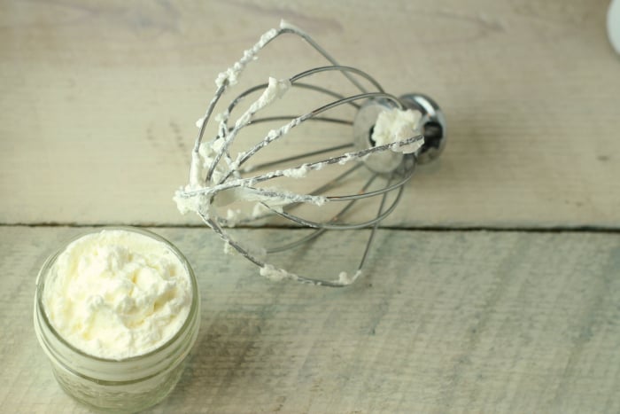 whipped cream frosting recipe