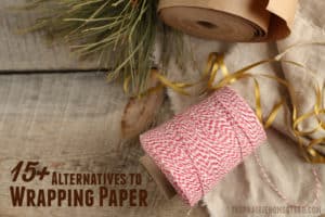 wrapping paper alternatives