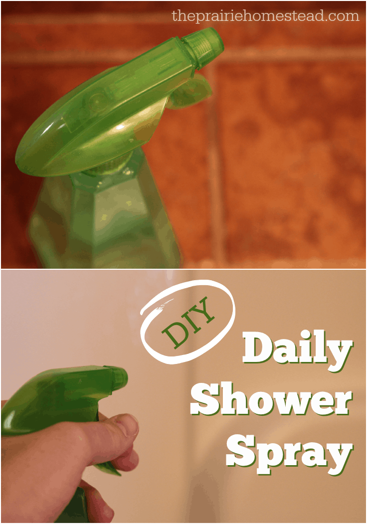 All-Natural Daily Shower Cleaner with Essential Oils - Our Oily House