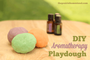 homemade playdough recipe you can make with essential oils