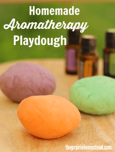 Homemade Aromatherapy Playdough