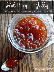 How to Can Hot Pepper Jelly