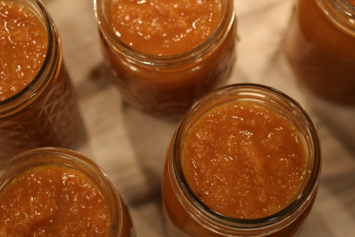 how to can peach butter