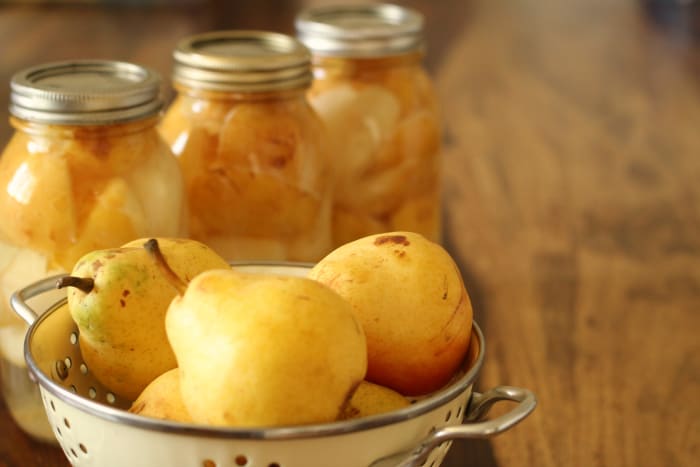 how to can pears