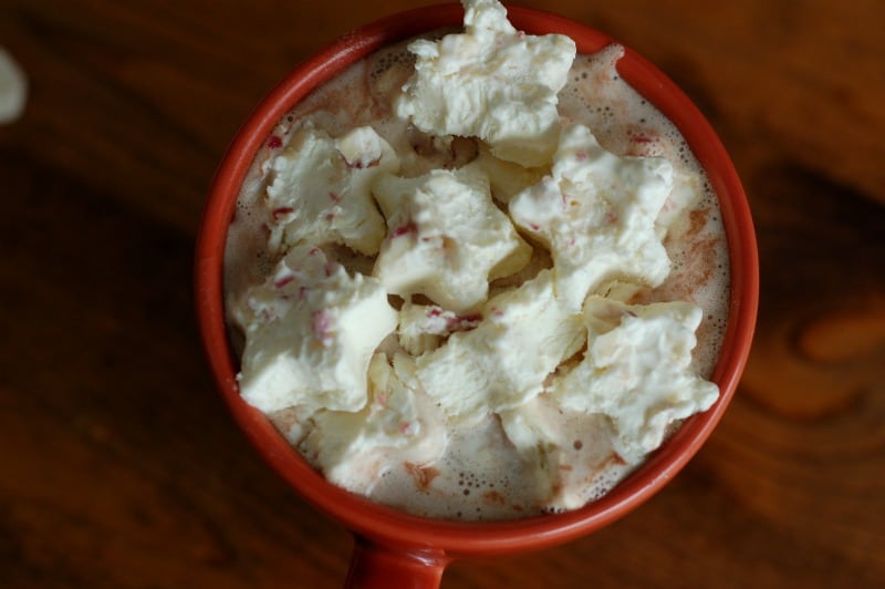 Cozy Hot Cocoa With Whipped Cream Shapes