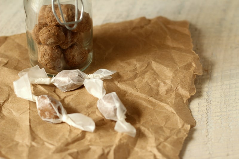 homemade cough drops and throat lozenges made with natural ingredients