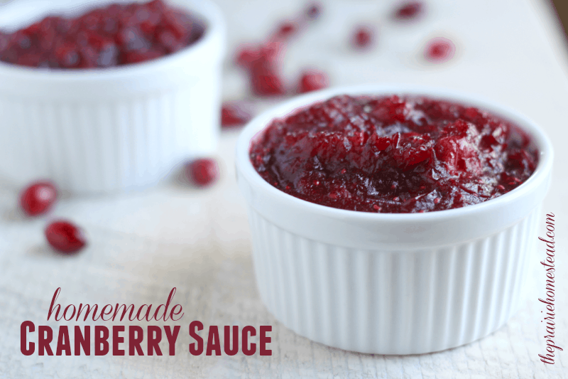homemade cranberry sauce recipe -- you won't believe how easy it is to make it yourself!
