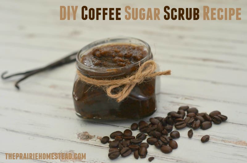 homemade sugar scrub recipe with chocolate and coffee