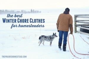 the best winter chore clothes for hometeaders, farmers, and country folk
