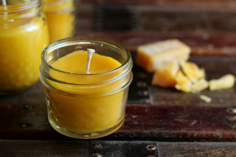 Pure Beeswax pillar/unfiltered beeswax/ original scent/ non toxic candles/Unscented