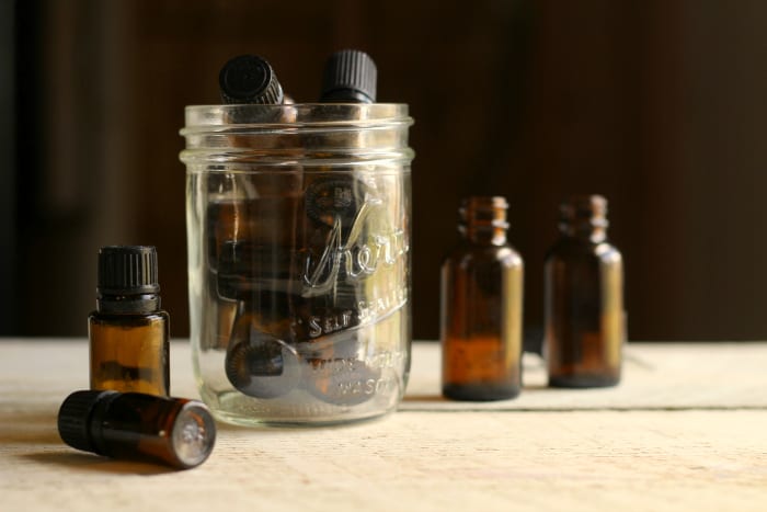 ways to reuse essential oil bottles