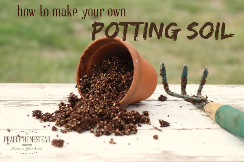 Homemade Potting Soil Recipe