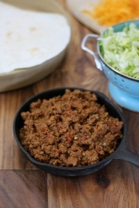 slow cooker taco meat recipe
