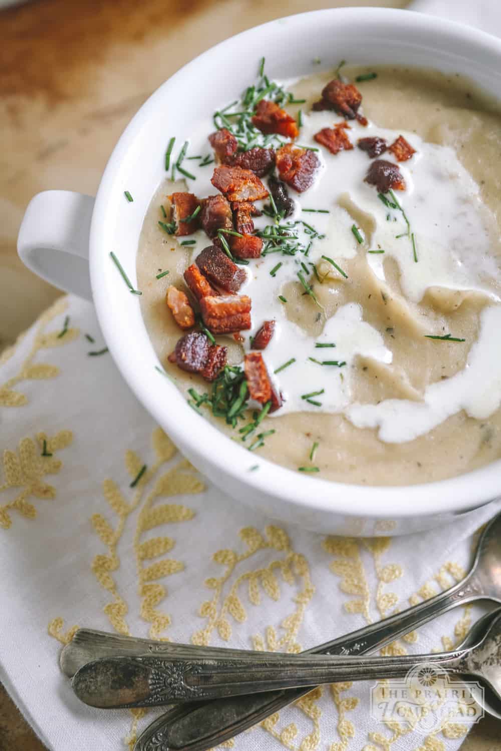 slow cooker baked potato soup recipe