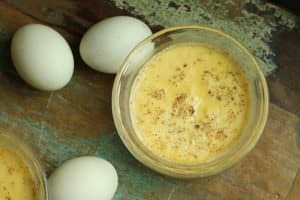 maple custard recipe with duck eggs