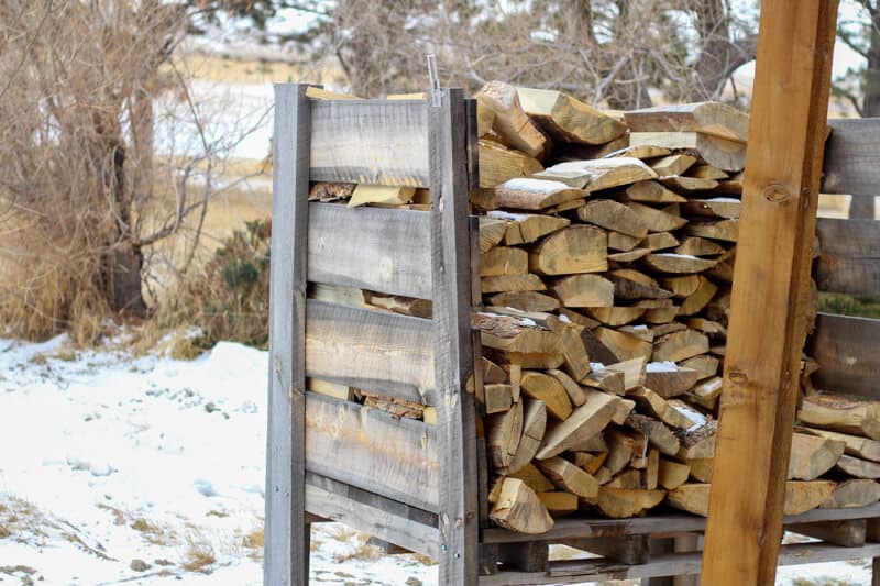 firewood storage