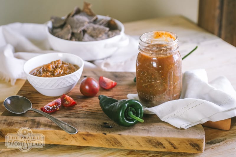 roasted poblano salsa recipe