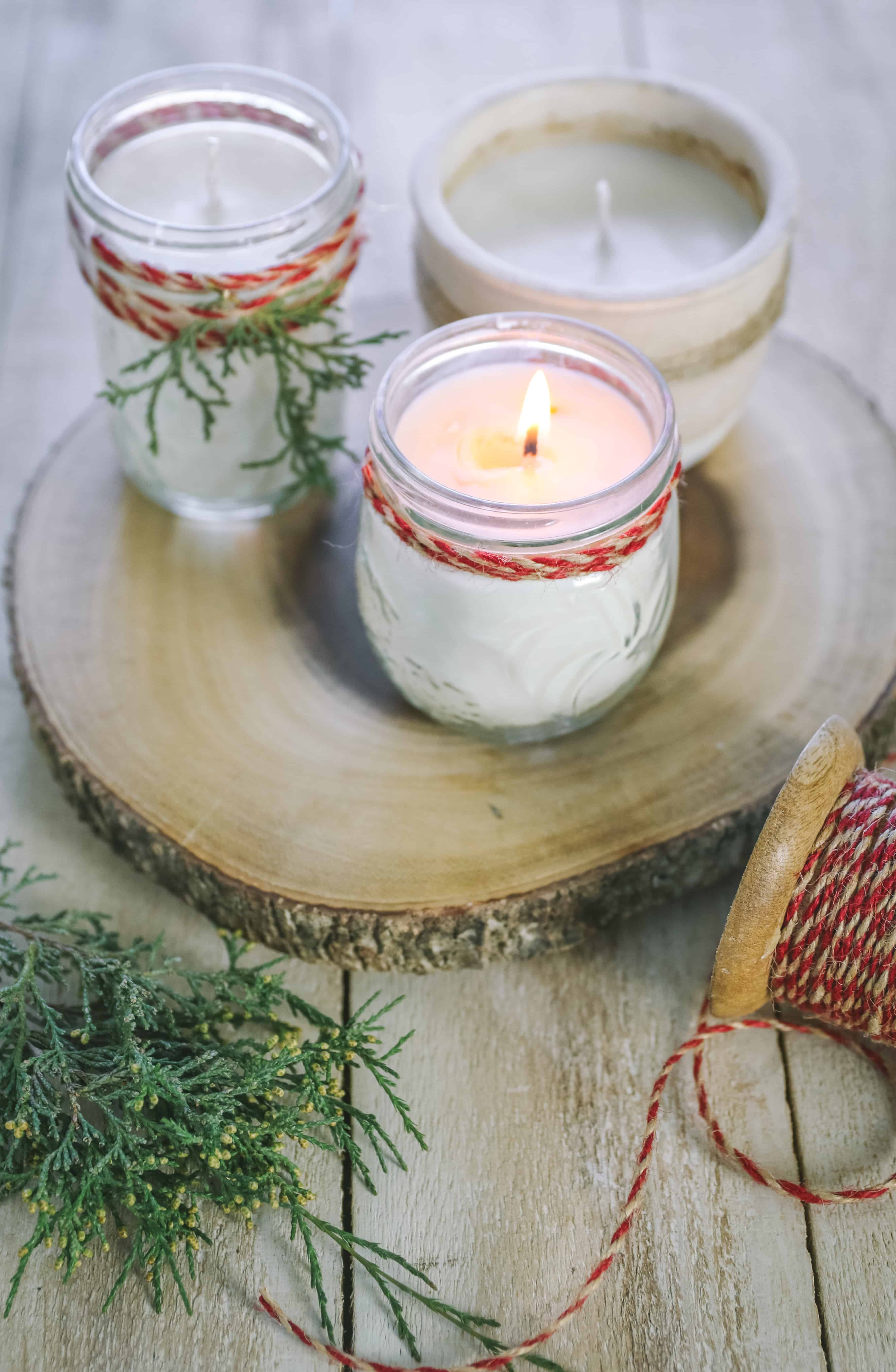 how to make homemade soy candles for less than $2 