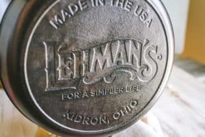 lehman's cast iron skillet