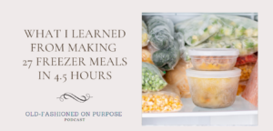 53. What I Learned from Making 27 Freezer Meals in 4.5 Hours