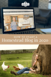 how to start a homestead blog in 2020