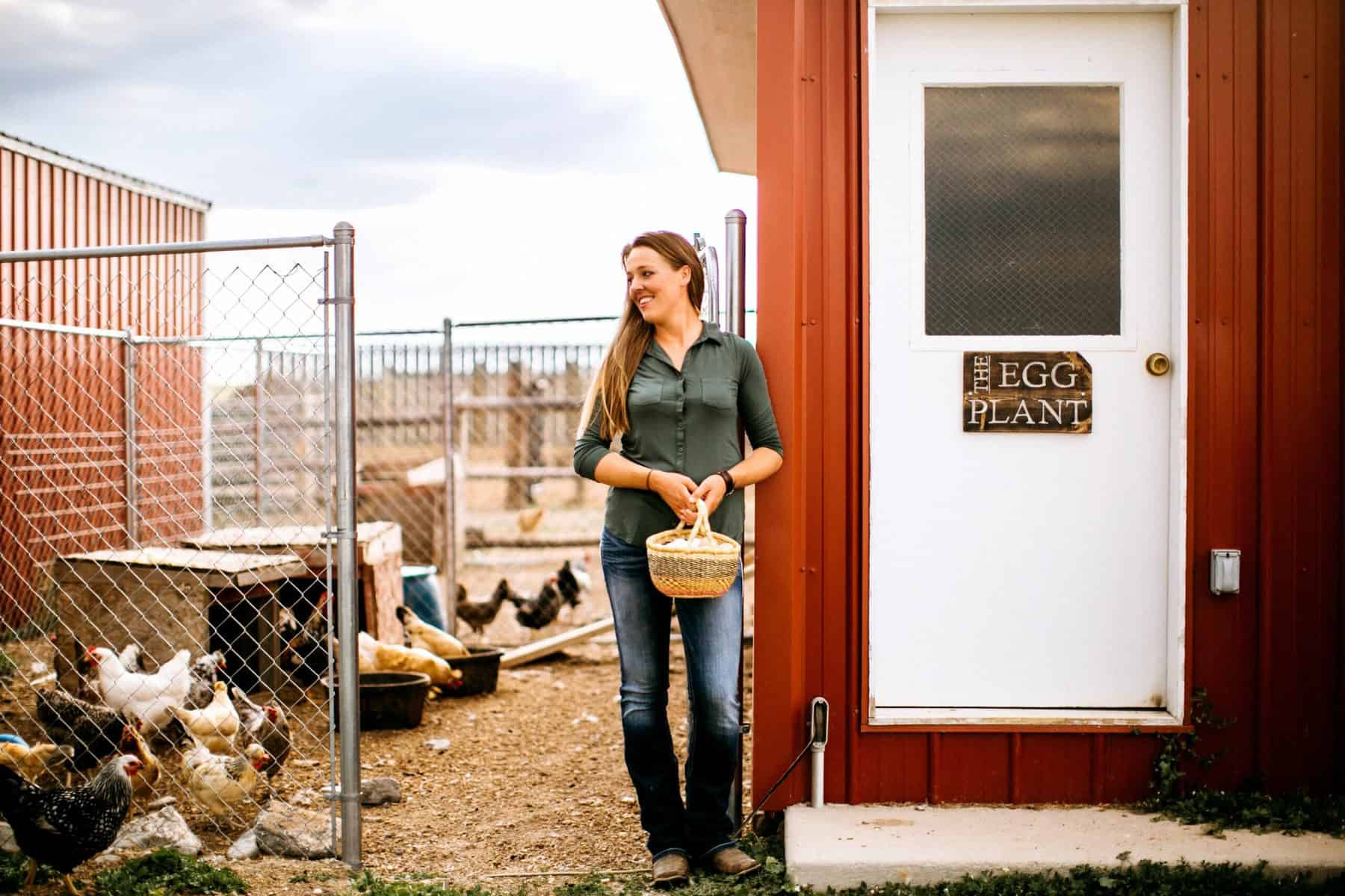 How to Afford a Homestead Jill and chickens