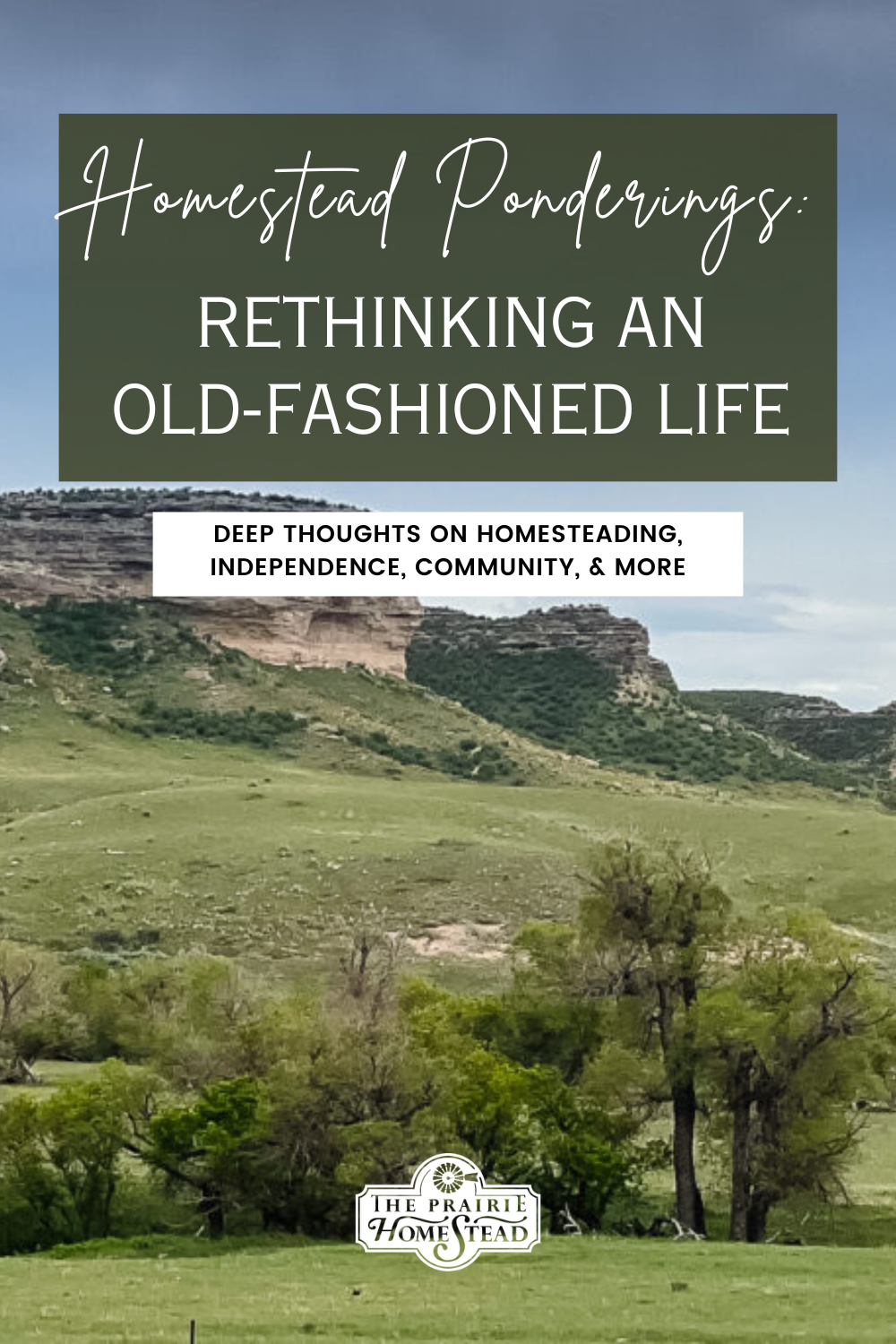 Rethinking an Old-Fashioned Life