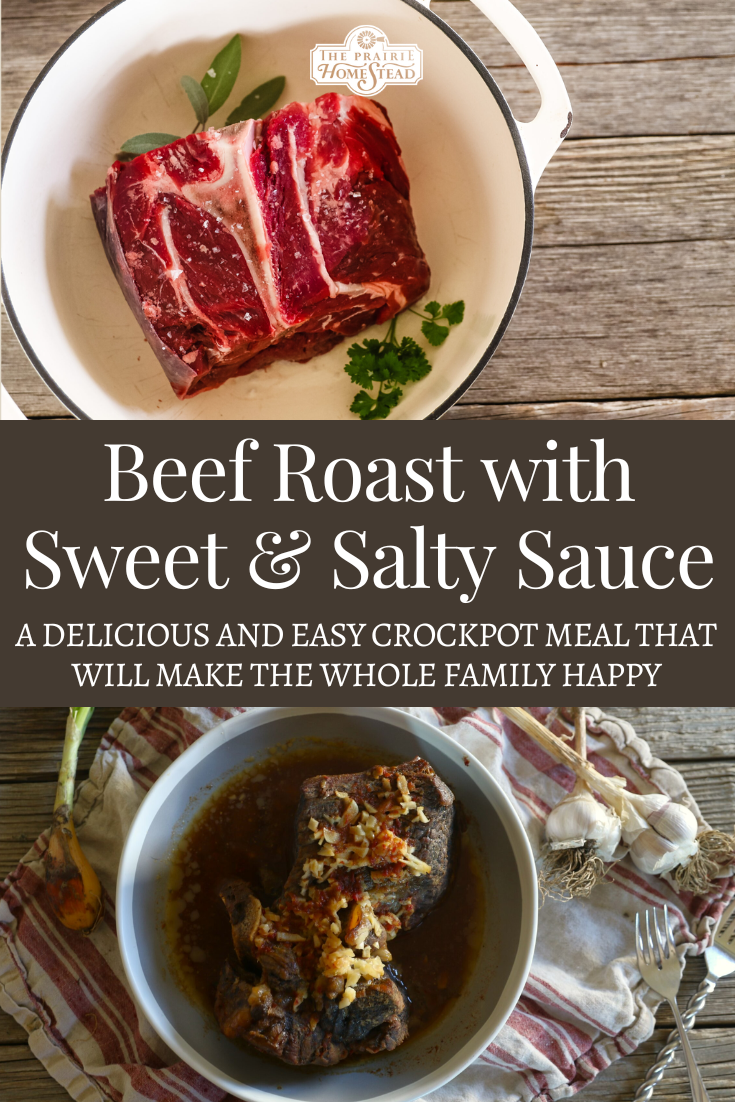 Slow Cooker Beef Roast with Sweet & Salty Sauce