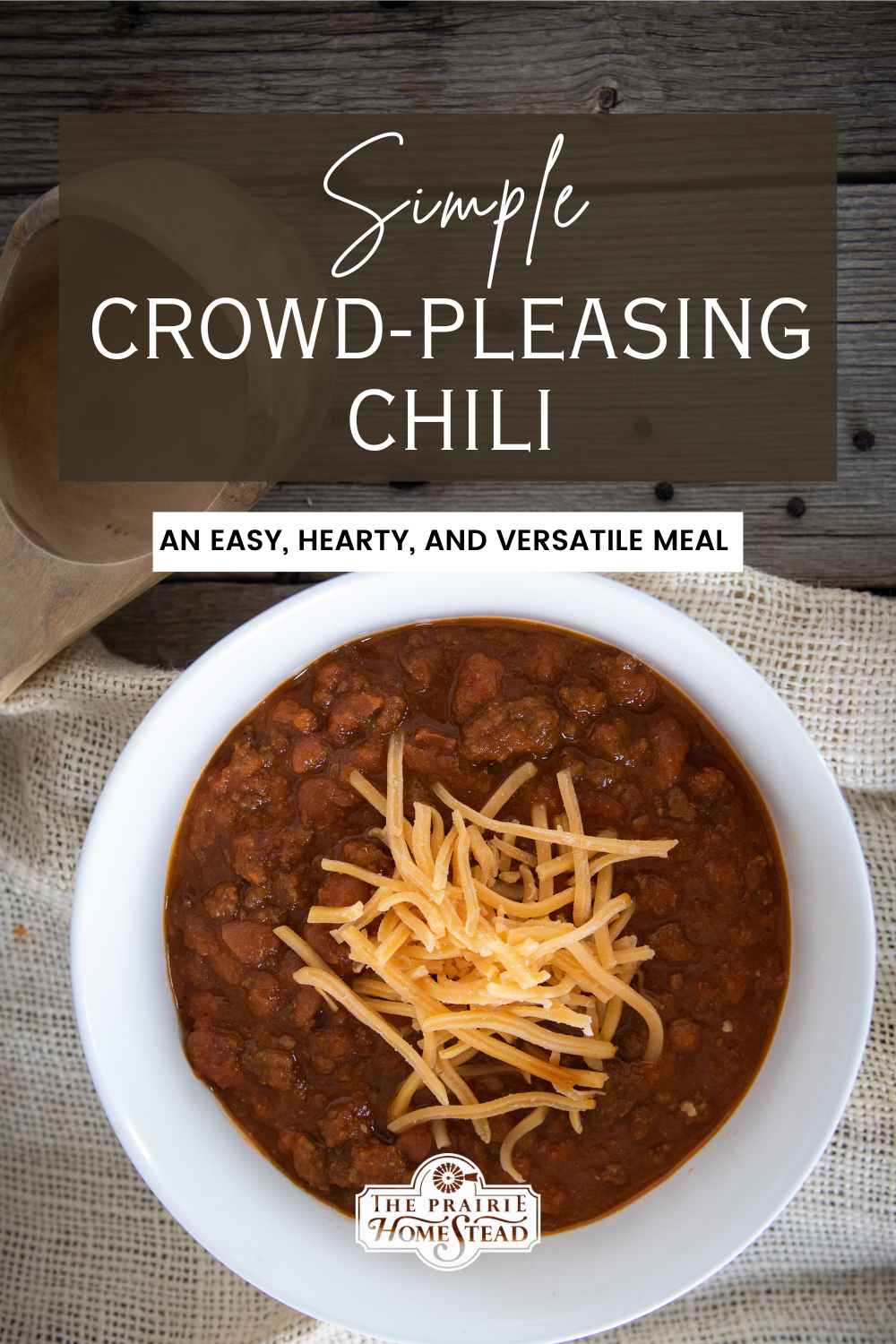 Simple Crowd-Pleasing Chili