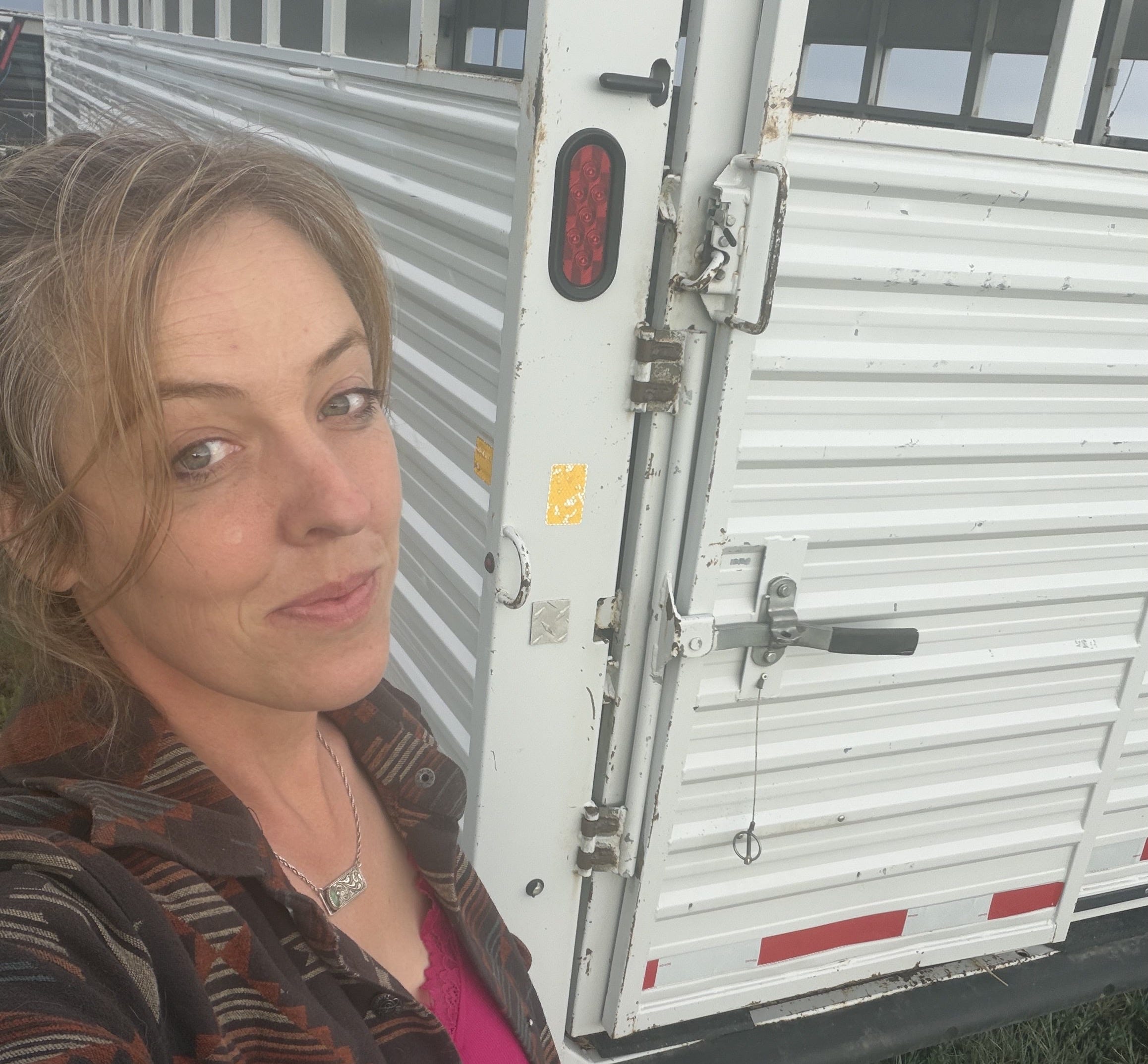 Jill and her new trailer Jill and her new trailer